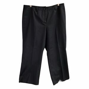 R.Q.T. RQT Women’s Black Dress Pants Size 16 Cotton Poly Career Office Business